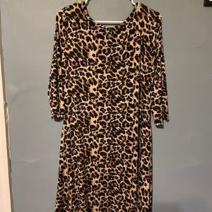 Leopard print dress